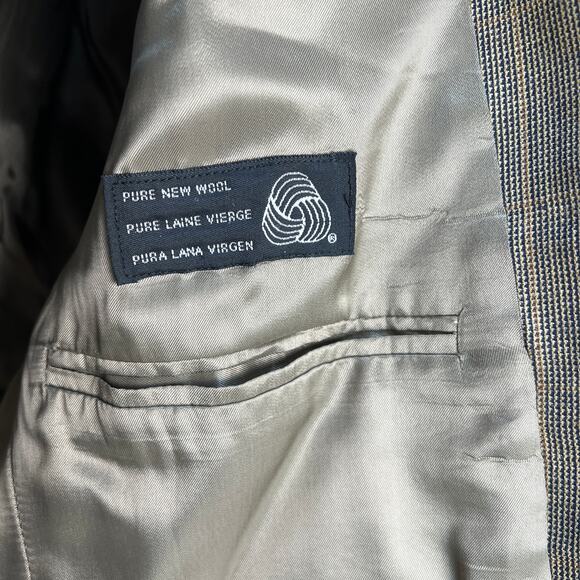 Chaps Ralph Lauren Blazer Sports Coat Vintage 80s Wool - Picture 6 of 12